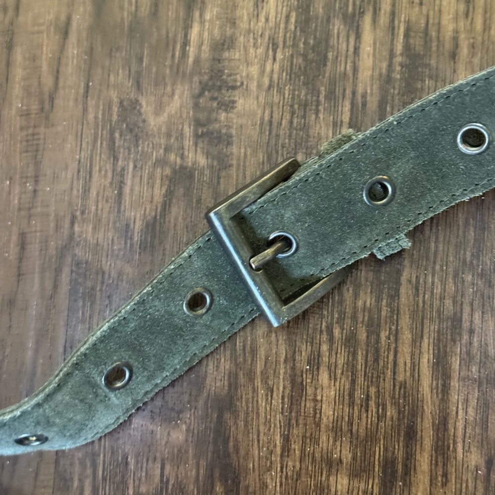 Free People Olive Green Suede Belt Bag - Picture 8 of 12